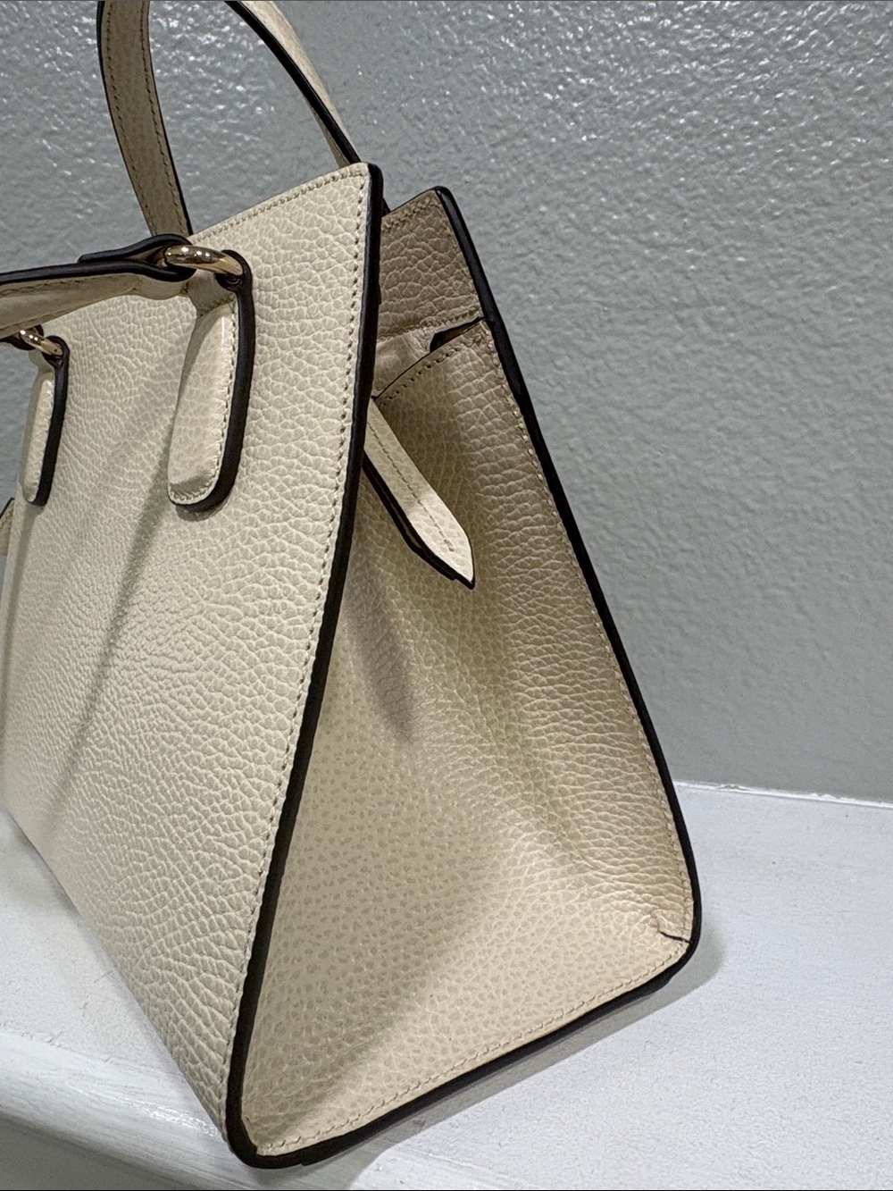 Gucci Soho Pebbled Leather Top-Handle Satchel NEW - Picture 6 of 10